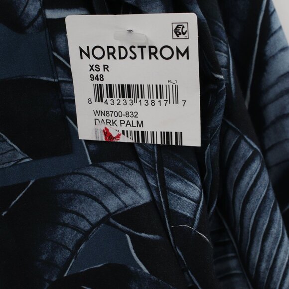 NWOT Wildfang Shirt Womens XS The Empower Long Sleeve Button Up Leaf Print Rayon - Picture 2 of 12